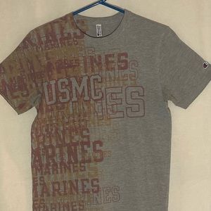 USMC Grey Graphic T